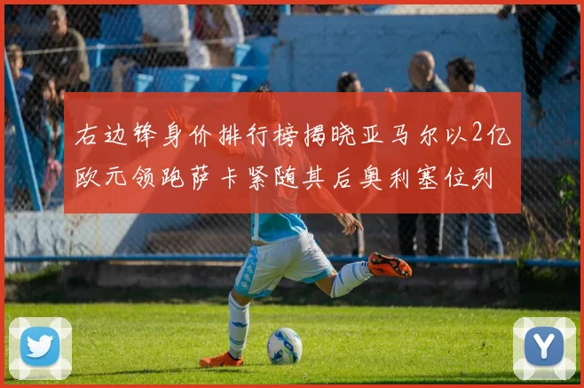 右边锋身价排行榜揭晓亚马尔以2亿欧元领跑萨卡紧随其后奥利塞位列第三